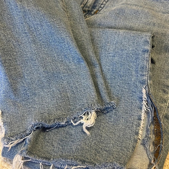 MADEWELL The Perfect Vintage Jean Raw Hem High Waisted Custom DIY Split Hem - Picture 8 of 13
